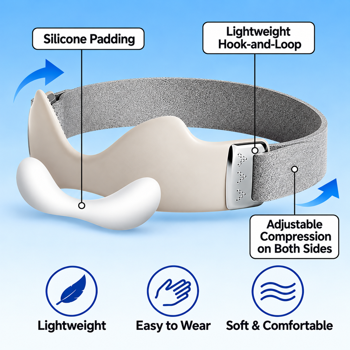 PatellaFlex™ Silicone Knee Strap